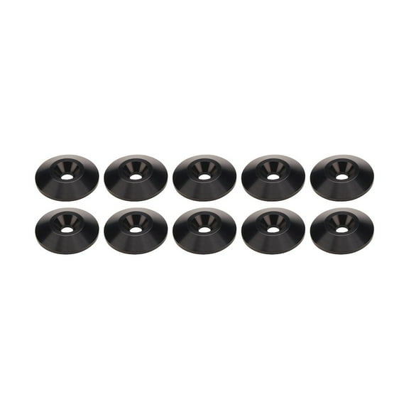 Allstar Performance Countersunk Washer Black #10 10pk