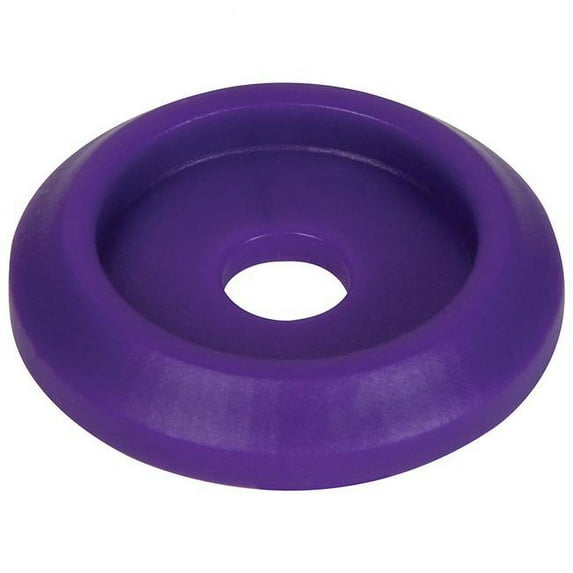 Allstar Performance ALL18852-50 Body Bolt Washer - Countersunk - 1/4 in ID - 1 in OD - Plastic - Purple - Set of 50