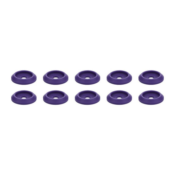 Allstar Performance Body Bolt Washer Plastic Purple 10pk