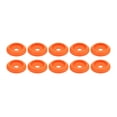 thumbnail image 1 of Body Bolt Washer Plastic Fluorescent Orange 10pk, 1 of 6