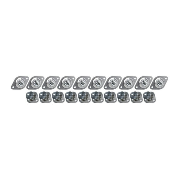 Allstar Performance Flush Hd S/E Fasteners 5/16 .500in 10pk Alum