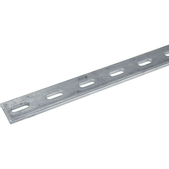 Alum Body Strap Slotted 3/16x1x46