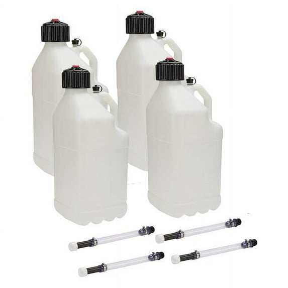 Allstar Performance ALL40120-4, Utility Jug with Filler Hose (4 Packs) Multicolor