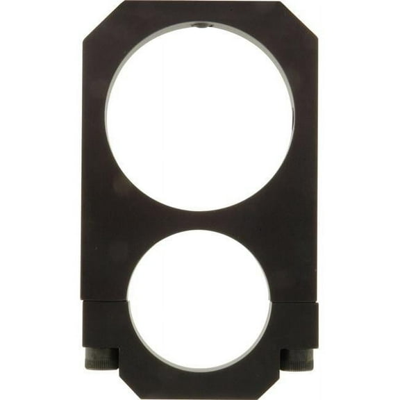 Allstar Performance ALL40230 Fuel Filter Bracket - Clamp-On - 1-3/4in OD Tubes - 2in Dia. - Aluminum - Blk Anodized - Each