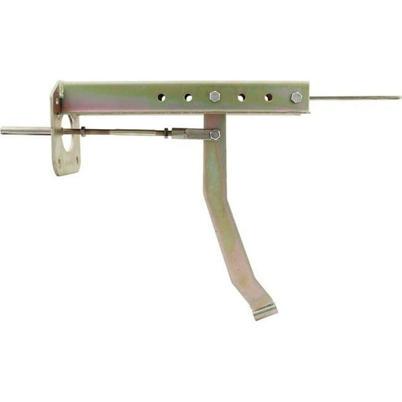 Allstar Performance ALL41014 Pedal Assembly - Hanging - Brake - 5-7/8 to 11-7/8 in Long - Forward Swing Mount - Steel - Black Paint - Each