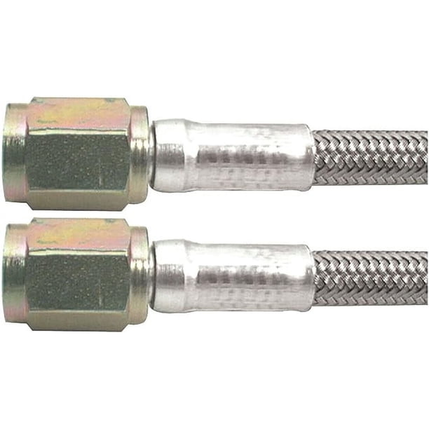 Allstar Performance ALL46300-40#3 Braided Steel Lines With -3 Ends ...