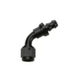 thumbnail image 1 of Allstar Performance Pushlock Hose End Black 60 Deg Elbow -6, 1 of 8