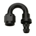 thumbnail image 1 of Allstar Performance Pushlock Hose End Black 180 Deg Elbow -10, 1 of 8