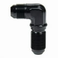thumbnail image 1 of Allstar Performance ALL49624 Fitting - Bulkhead - 90 Degree -10AN Male to -10AN Male - Aluminum - Blk Anodized - Each, 1 of 8