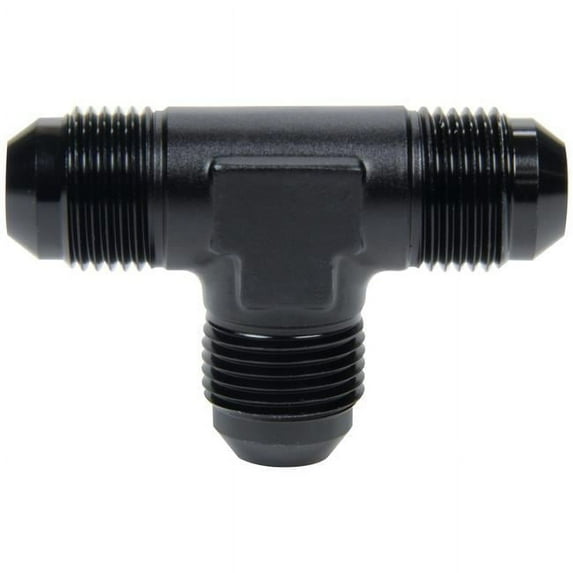 Allstar Performance ALL49642 6AN Male x 6AN Male Tee Swivel On Side Adapter Fitting - Black