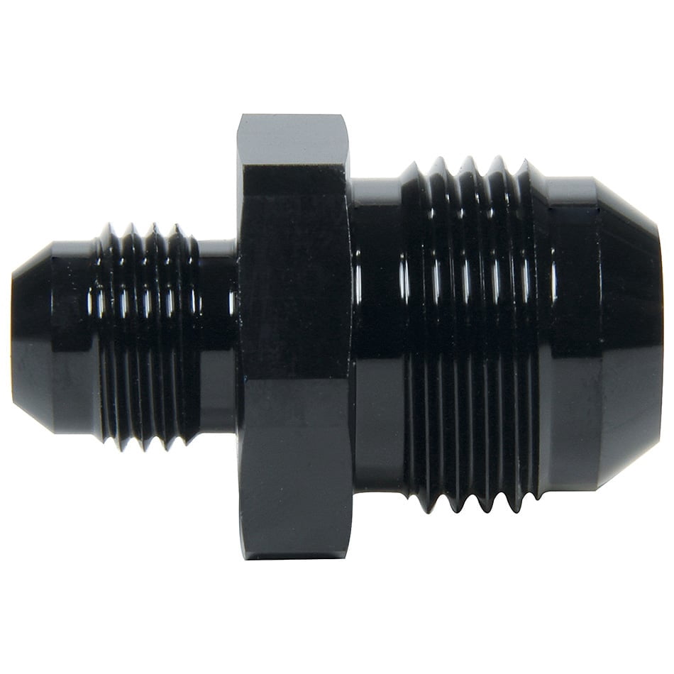 Allstar Performance ALL49732 Fitting - Adapter - Straight -8AN Male to -4AN Male - Aluminum - Blk Anodized - Each