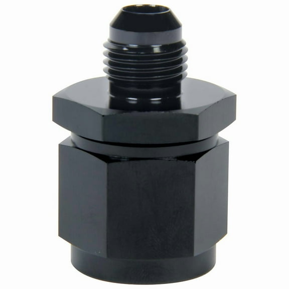 Allstar Performance ALL49744 Fitting - Adapter - Straight -10AN Female Swivel to -6AN Male - Aluminum - Blk Anodized - Each