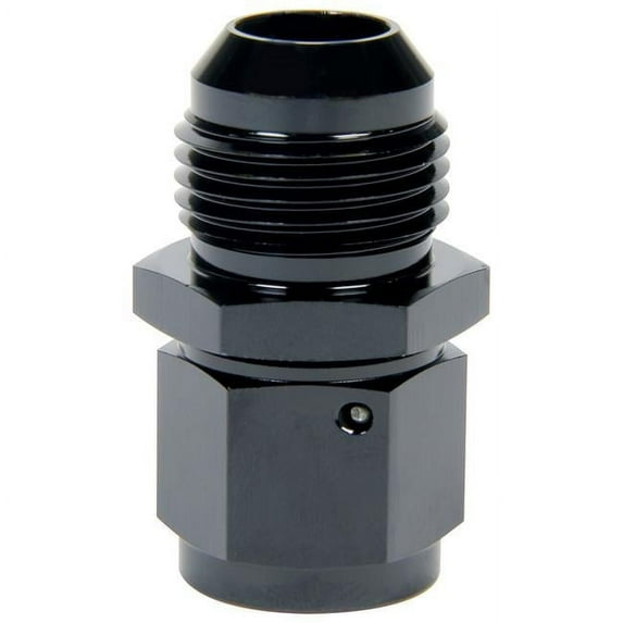Allstar Performance ALL49752 Fitting - Adapter - Straight -6AN Female Swivel to -8AN Male - Aluminum - Blk Anodized - Each