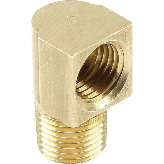 Allstar Performance ALL50125 1/8" NPT - 3/8-24" 90 Degree Adapter Fitting 4 Pack