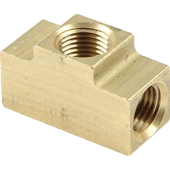 Allstar Performance ALL50137 3/8-24 to 1/8" NPT Inverted Flare Tee