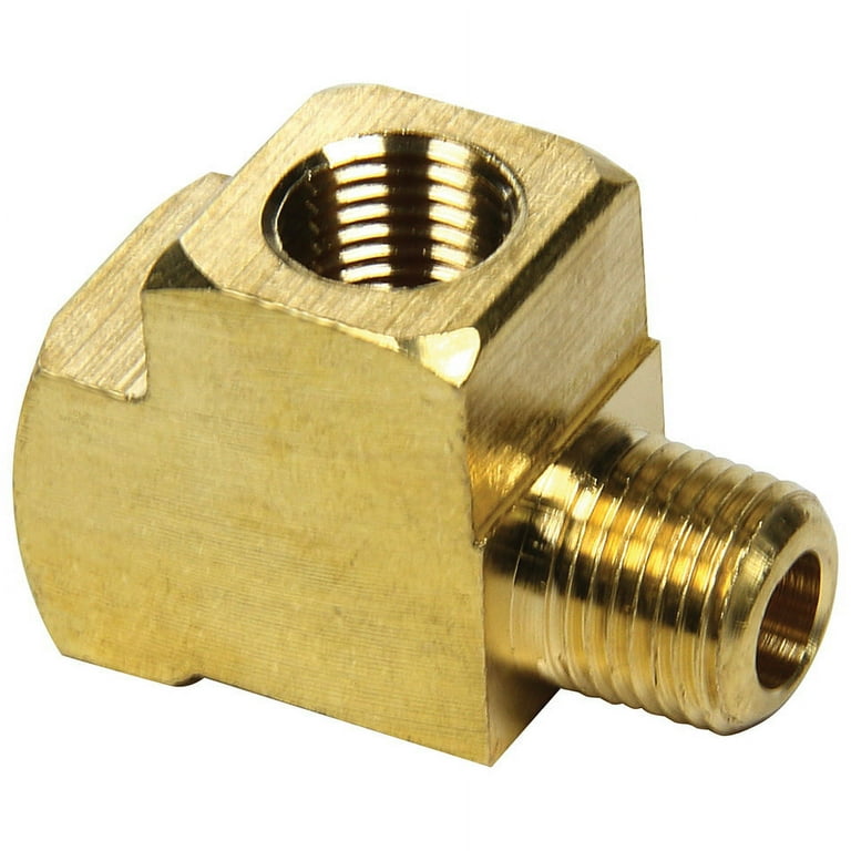 Allstar Gauge Adapter 3/8in NPT x -6 Male x 1/8in NPT Allstar Gauge Adapter 3/8in NPT x -6 Male x 1/8in NPT