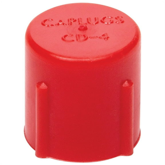 Allstar ALL50802 Red Plastic Fitting Cap for -4 AN and 7/16-20 Thread, (Pack of 20)