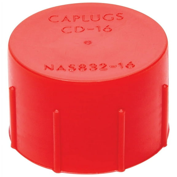 Allstar Performance ALL50807 Red Plastic Fitting Cap for -16AN and 1-5/16-12 Thread, (Pack of 10)