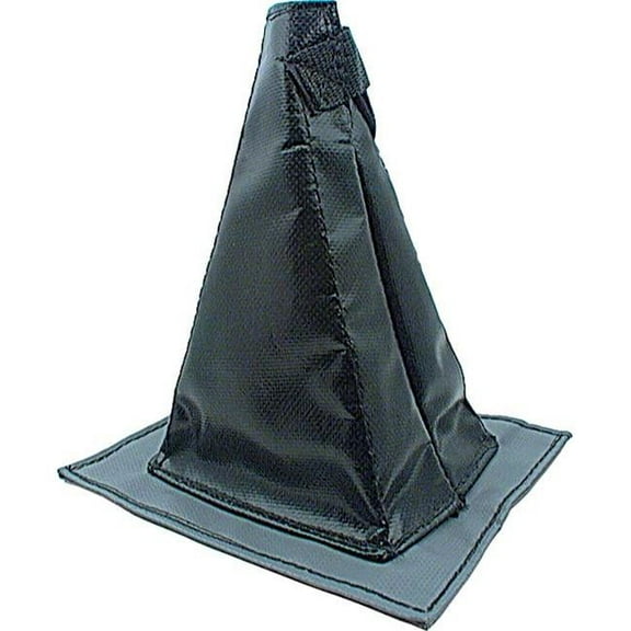 Allstar Performance ALL54130 Shifter Boot - 6in x 7in Base - 7in Tall - Fire Retardant - Black/Gray - Each