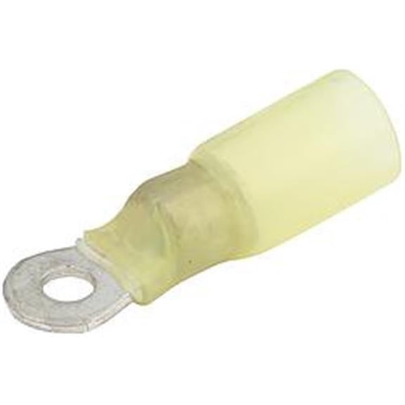 Allstar Performance ALL76081 Ring Terminal #6 Hole Heat Shrink 12-10 - Pack of 10