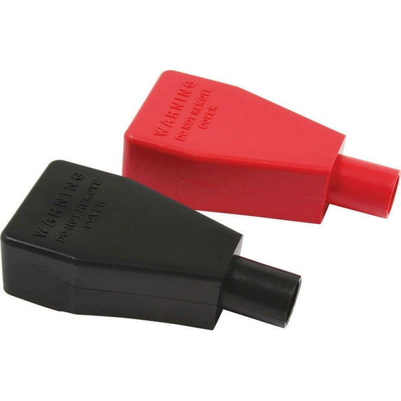 Allstar Performance ALL76150 Black and Red Plastic Top Post Style Battery Terminal Cover