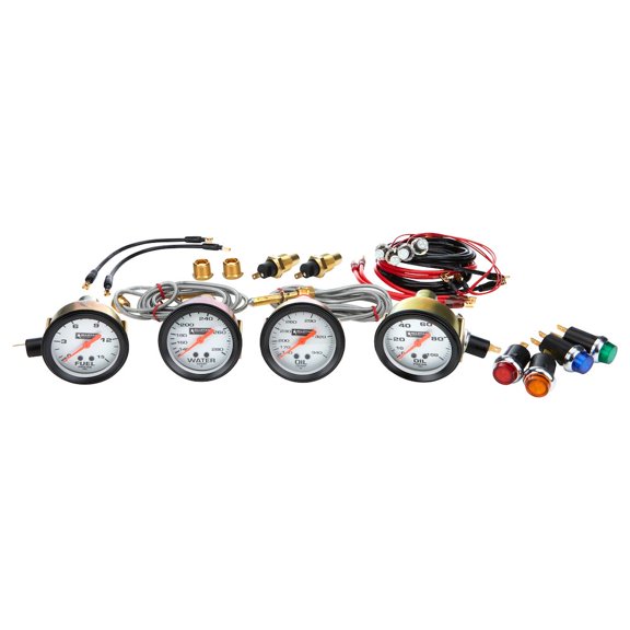 Allstar Performance 4 Gauge Kit OP/WT/OT/FP