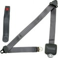 thumbnail image 1 of Allstar Performance Seat Belt Retractable 3pt Gray, 1 of 9