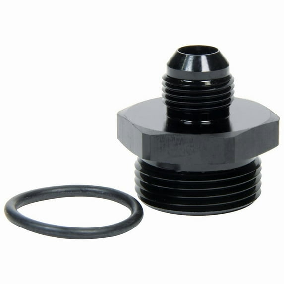 Allstar Performance ALL49839 Fitting - Adapter - Straight -6AN Male to -12AN Male O-Ring - Aluminum - Blk Anodized - Each