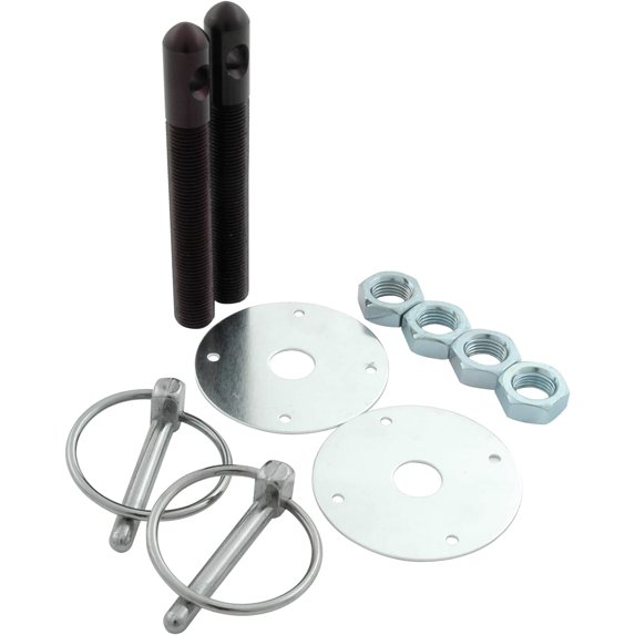 Allstar Performance Black 1/2" Aluminum Hood Pin Kit (ALL18504)