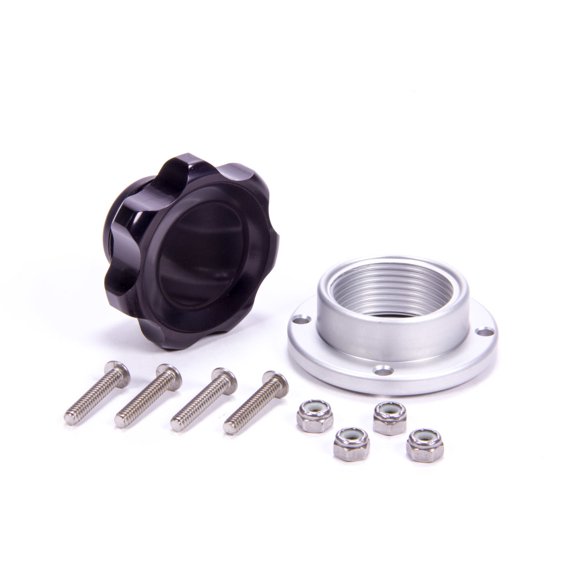Filler Cap Black with Bolt-In Alum Bung Small