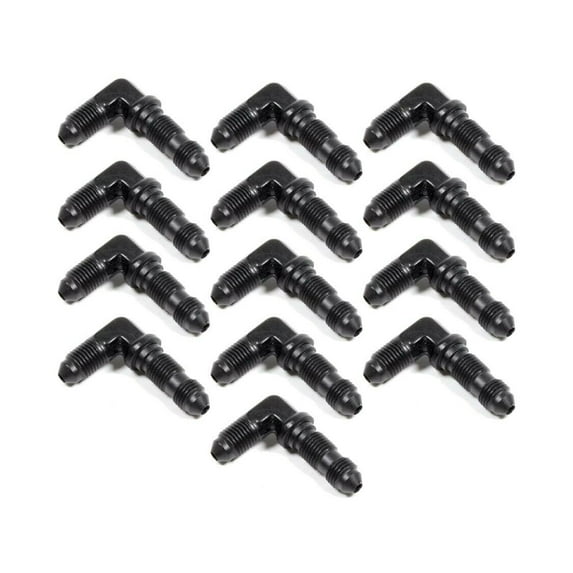 Allstar Performance Black Bulkhead Fittings Pack of 10