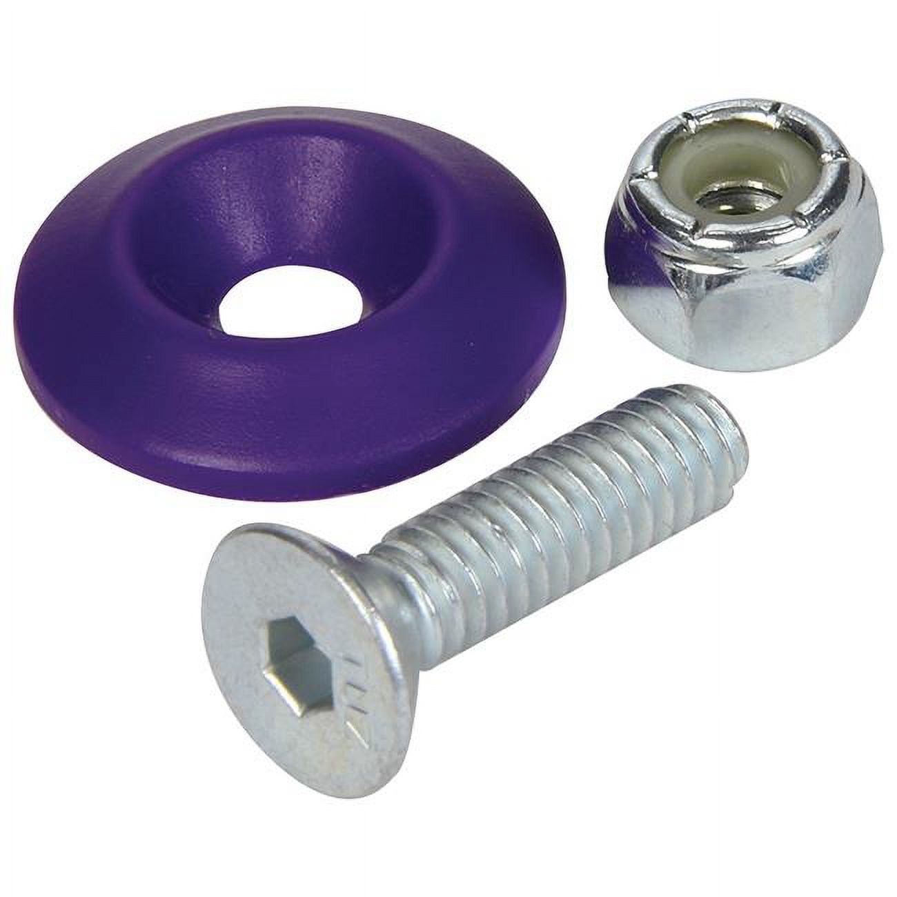 Allstar Countersunk Washer Purple 10pk
