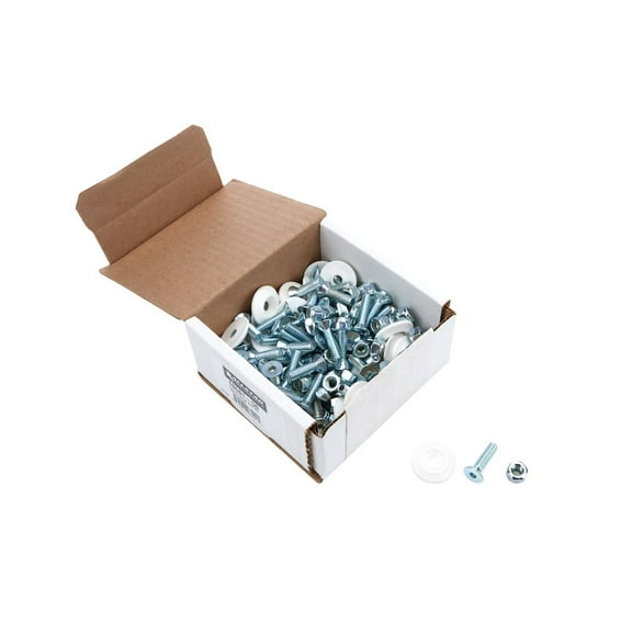 Allstar Performance Countersunk Bolt Kit White 50pk
