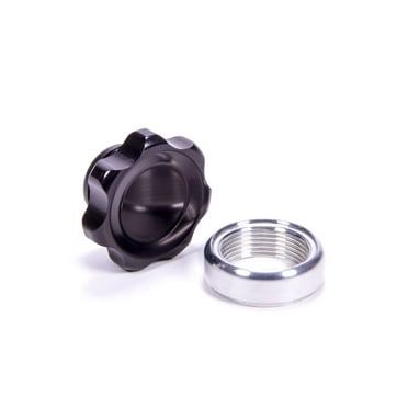 Allstar Performance ALL36164 Filler Cap with Weld-In Aluminum Bung - Black, Small