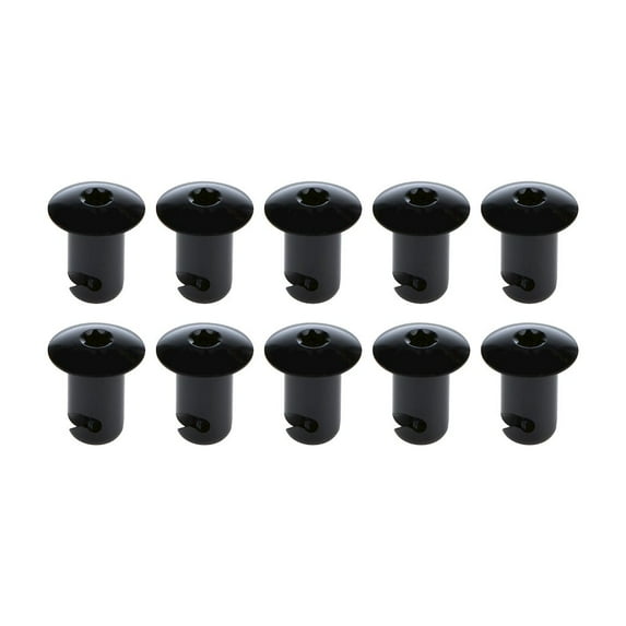 Allstar Performance Oval Hd T-30 Torx Fast. 7/16 .550in 10pk Alum Bl