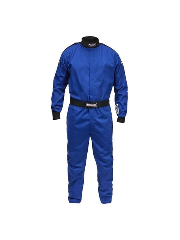 Allstar 931027 Single Layer Complete Racing Suit SFI 3.2A/1 Rated Blue XXX-Large