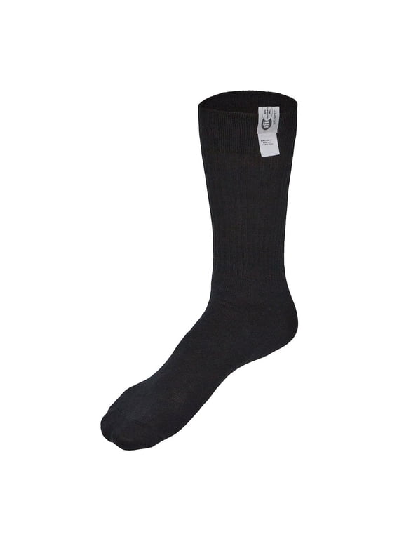 Socks Pair SFI 3.3 Thick F/R Black Size 12-14
