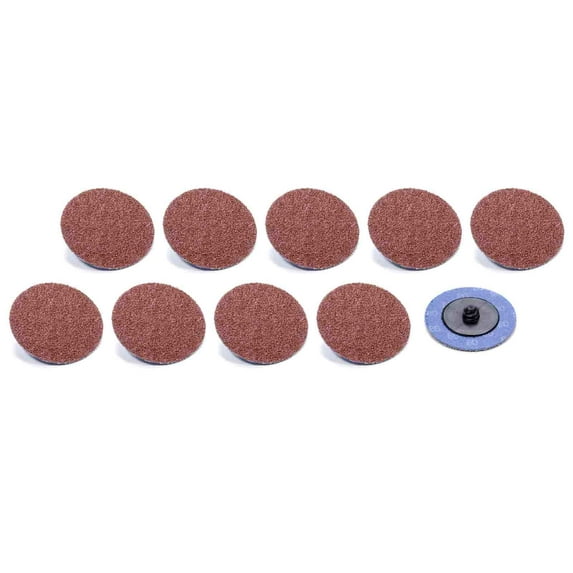 Twist Lock Sanding Disc 2in 80 Grit 10pk