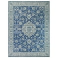 thumbnail image 1 of Allstar Rugs 7' 9" x 10' 0" Blue Traditional Persian Themed Polyester Area Rug with a Ivory Tabriz Design and Grey Accents. Machine-Made in China., 1 of 7