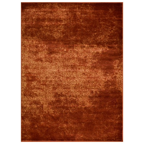 Allstar Rugs Abstract Themed Polypropylene Area Rug 7' 10" x 10' 0" - Rust