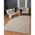 thumbnail image 1 of Allstar Rugs  Abstract Themed Polypropylene Outdoor Rug 5' 0" x 6' 11" - Coconut, 1 of 5
