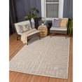 thumbnail image 1 of Allstar Rugs  Abstract Themed Polypropylene Outdoor Rug 5' 0" x 6' 11" - Coconut, 1 of 5