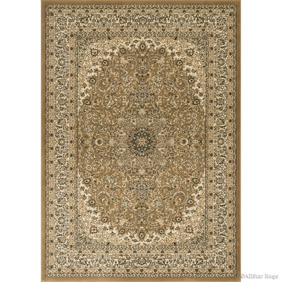 Allstar Rugs Allstar Berber Dense High Pile Persian Rug Beige 6' 6"x9' 3" 7' x 9' berber Traditional