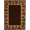 thumbnail image 1 of Allstar Rugs Allstar Berber Woven Soft Southwest Cowboy Shoe Theme Rug 7' 1" x 5' 2" 5' x 8', 1 of 5