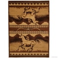 thumbnail image 1 of Allstar Rugs Allstar Berber Woven Soft Southwest Horse Theme Rug 7' 1" x 5' 2" 5' x 8', 1 of 5