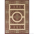 thumbnail image 1 of Allstar Rugs Allstar Dense High Pile Floral Printed Rug Burgundy 7' 4" x 5' 2" 5' x 8' Beige, 1 of 5