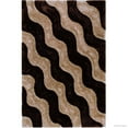 thumbnail image 1 of Allstar Rugs Allstar Modern 3D Curved Design Rug Coco 6' 11" x 4' 11" Stripe 5' x 8', 1 of 5