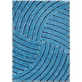 thumbnail image 1 of Allstar Rugs Allstar Modern 3D Formal Thick Striped Rug Sky Blue 7' 5"x10' 5" 8' x 10' Modern & Contemporary, 1 of 5
