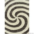thumbnail image 1 of Allstar Rugs Allstar Modern 3D Swirl Design Rug Silver 4' 11"x6' 11" 5' x 8', 1 of 5