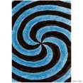 thumbnail image 1 of Allstar Rugs Allstar Modern 3D Swirl Design Rug Sky Blue 4' 11"x6' 11" 5' x 8', 1 of 5